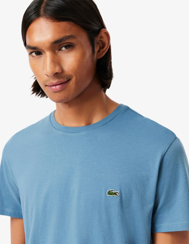 Camiseta Lacoste Algodón Azul Calcaire Camiseta Lacoste Algodón Azul Calcaire