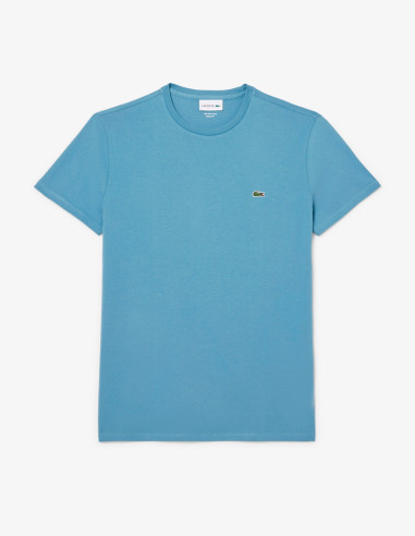 Camiseta Lacoste Algodón Azul Calcaire Camiseta Lacoste Algodón Azul Calcaire