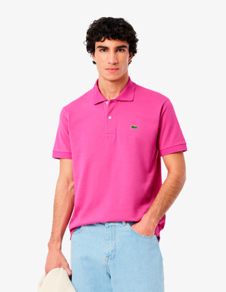 Polo Lacoste L.12.12 Rosa Fucsia Básico 2