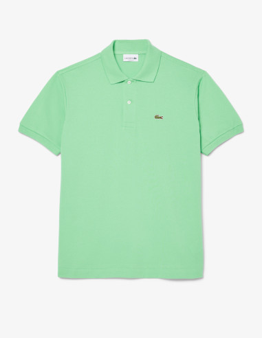 Polo Lacoste L.12.12 Verde Básico Elegante