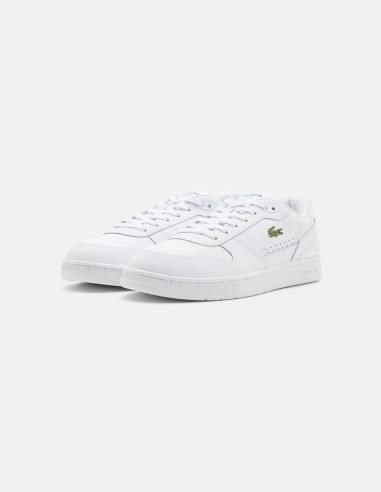 Zapatillas Lacoste T-Clip de piel blanca Zapatillas Lacoste T-Clip de piel blanca