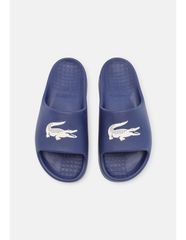 Chanclas Lacoste de goma azules Chanclas Lacoste de goma azules