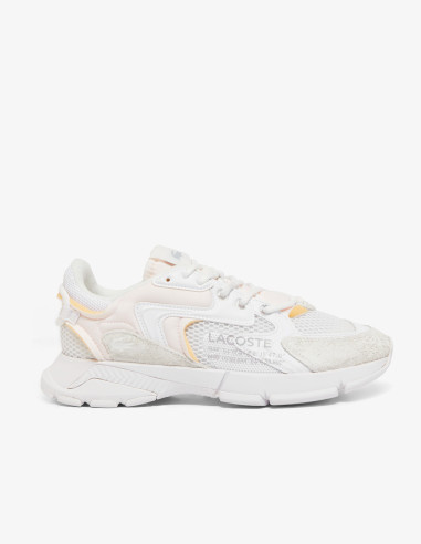 Zapatillas Lacoste blancas con detalles amarillos Zapatillas Lacoste blancas con detalles amarillos