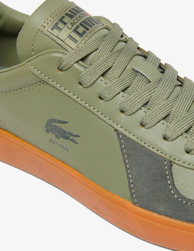 Zapatillas Lacoste de piel color caqui para hombre Zapatillas Lacoste de piel color caqui para hombre