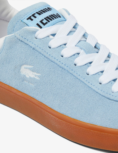 Blue suede Lacoste women’s sneakers Blue suede Lacoste women’s sneakers