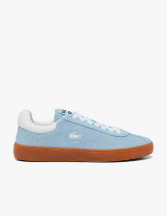 White suede Lacoste women’s sneakers