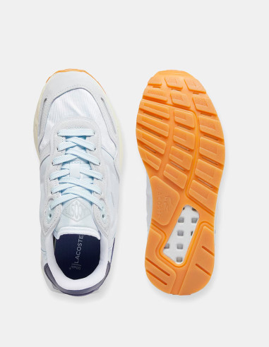 Zapatillas Lacoste blancas con suela naranja Zapatillas Lacoste blancas con suela naranja