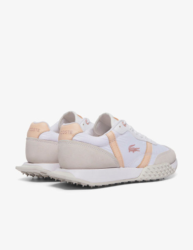 Zapatillas de mujer blancas y rosas Zapatillas de mujer blancas y rosas