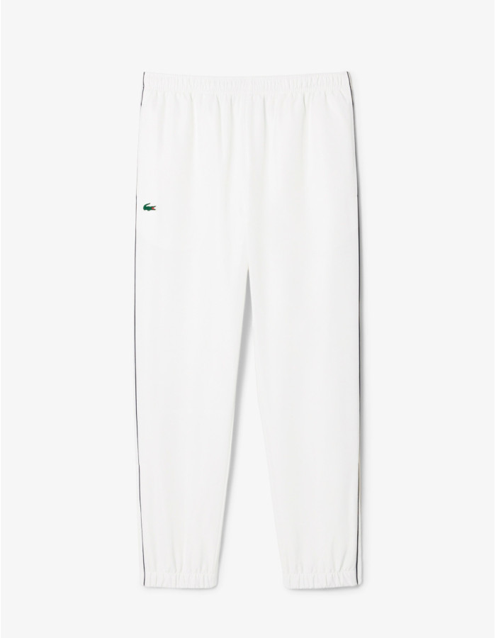 Chándal Lacoste Tafetán Blanco Marino - Conjunto Deportivo Hombre con Capucha