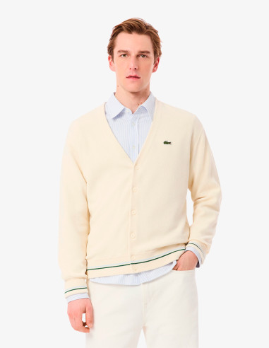 Jersey Lacoste Hombre Algodón Punto Rayas | Manzanos Moda