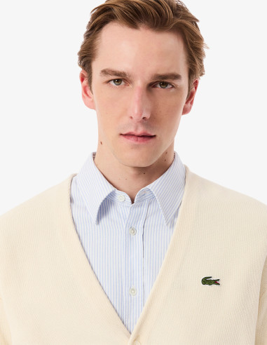 Jersey Lacoste Hombre Algodón Punto Rayas | Manzanos Moda