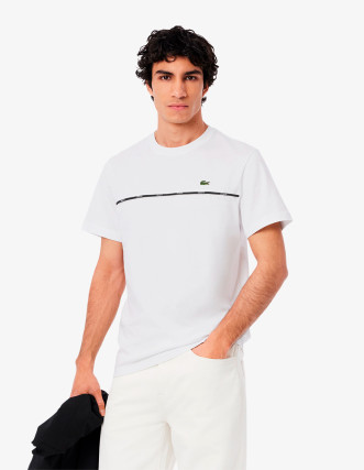 Comprar Camiseta Lacoste hombre - Blanco con ribete LACOSTE - ¡Exclusivo online! 2