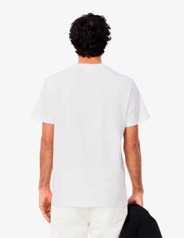Comprar Camiseta Lacoste hombre - Blanco con ribete LACOSTE - ¡Exclusivo online! Comprar Camiseta Lacoste hombre - Blanco con ribete LACOSTE - ¡Exclusivo online!