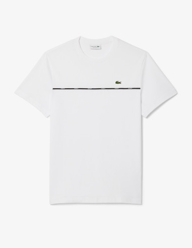 Comprar Camiseta Lacoste hombre - Blanco con ribete LACOSTE - ¡Exclusivo online! Comprar Camiseta Lacoste hombre - Blanco con ribete LACOSTE - ¡Exclusivo online!