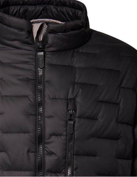 Cazadora Pierre Cardin Hombre Acolchada Negra - Tecnología FutureFlex Repelente Agua