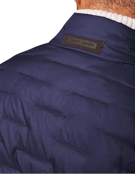 Chaleco Acolchado Azul Marino Pierre Cardin | Diseño Único