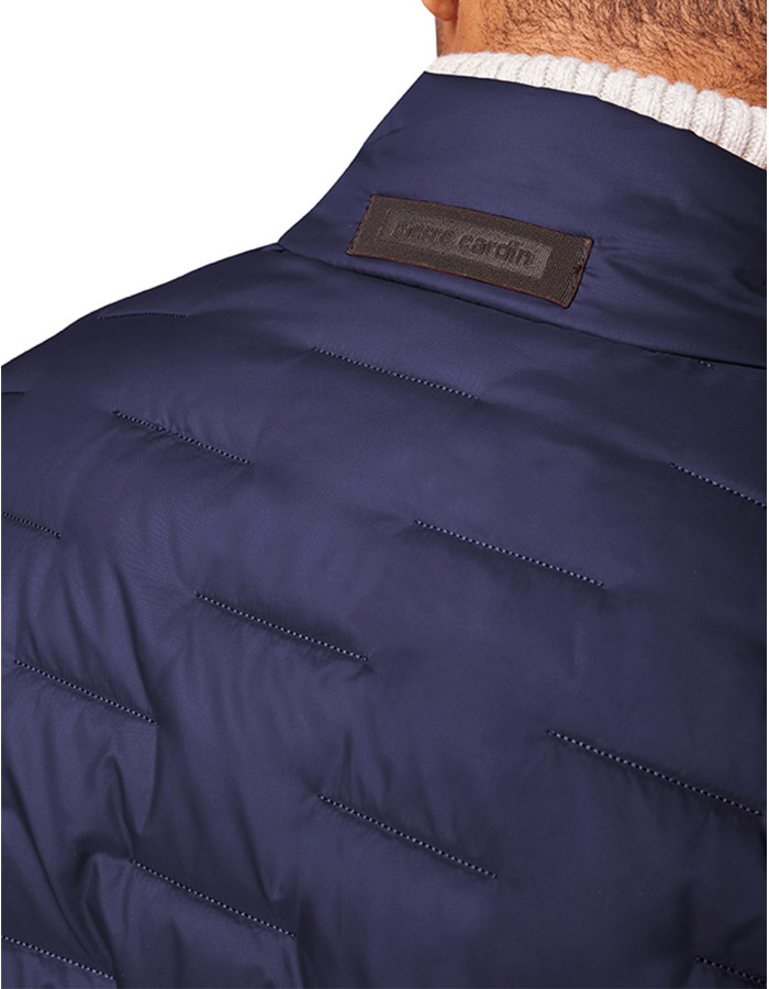 Chaleco Acolchado Hombre Pierre Cardin Azul Marino - Tecnología FutureFlex
