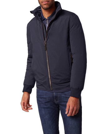 Cazadora Pierre Cardin Hombre Bomber Acolchada Azul Marino - Chaqueta Invierno C8