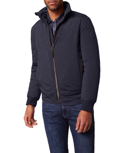 Cazadora Pierre Cardin Hombre Bomber Acolchada Azul Marino - Chaqueta Invierno C8