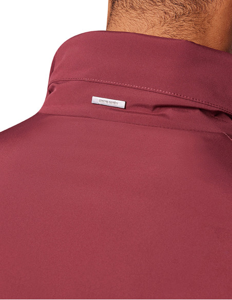 Cazadora Bomber Pierre Cardin Hombre Acolchada Burdeos - Chaqueta Invierno C8 10130