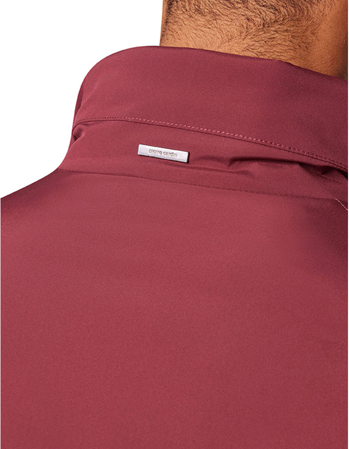 Cazadora Bomber Pierre Cardin Hombre Acolchada Burdeos - Chaqueta Invierno C8 10130