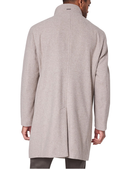 Abrigo Pierre Cardin Hombre Christopher Beige - Abrigo Elegante con Cremallera