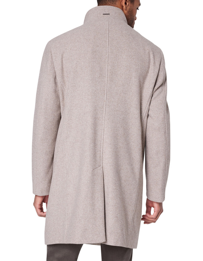 Abrigo Pierre Cardin Hombre Christopher Beige - Abrigo Elegante con Cremallera
