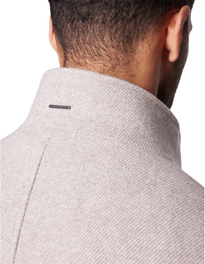 Abrigo Pierre Cardin Hombre Christopher Beige - Abrigo Elegante con Cremallera