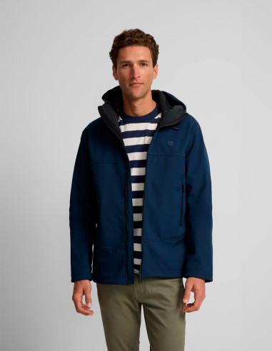Chaqueta Silbon Azul con Capucha | Cortavientos para Hombre Chaqueta Silbon Azul con Capucha | Cortavientos para Hombre