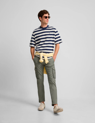 Pantalón cargo verde Silbon | Moda masculina funcional