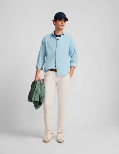 Pantalón chino beige Silbon | Estilo casual para hombre Pantalón chino beige Silbon | Estilo casual para hombre