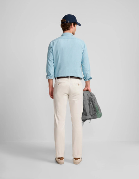 Pantalón chino beige Silbon | Estilo casual para hombre