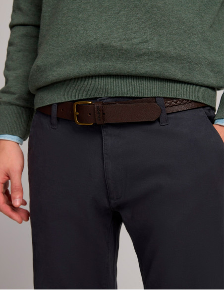 Pantalón chino azul marino Silbon | Moda masculina casual