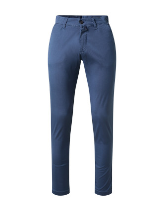 Pantalón Chino Pierre Cardin Calais Azul Peonia - Ajuste Regular Hombre