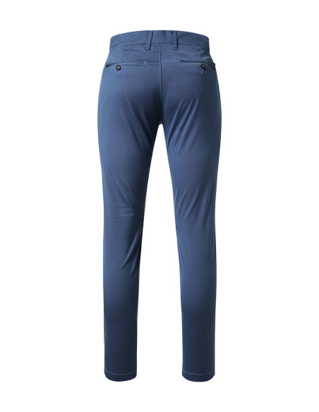 Pantalón Chino Pierre Cardin Calais Azul Peonia - Ajuste Regular Hombre