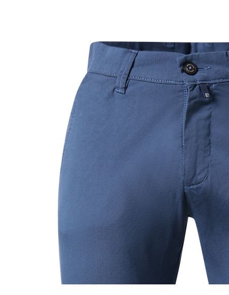 Pantalón Chino Pierre Cardin Calais Azul Peonia - Ajuste Regular Hombre