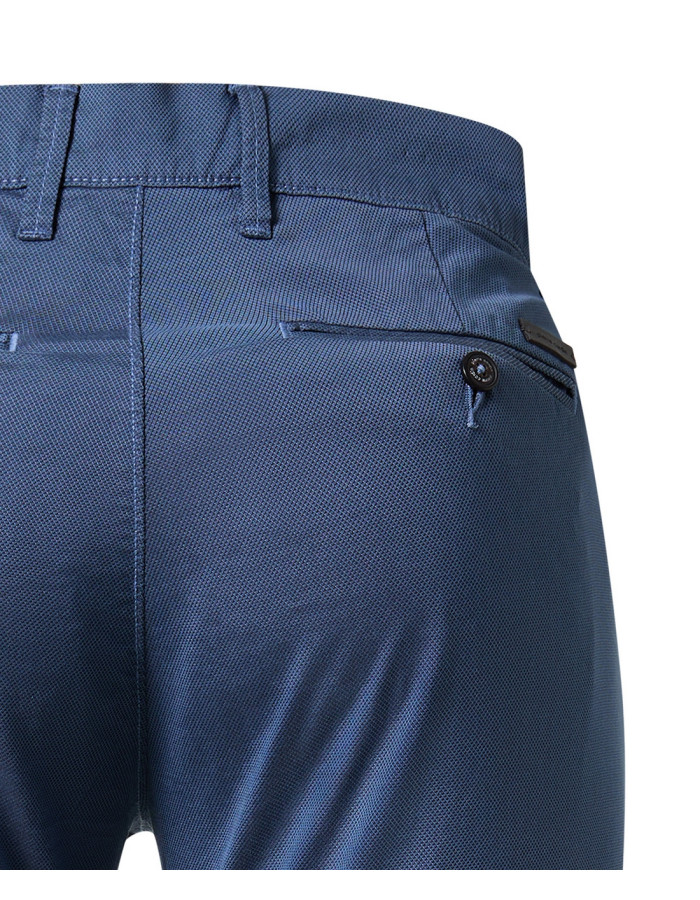 Pantalón Chino Pierre Cardin Calais Azul Peonia - Ajuste Regular Hombre