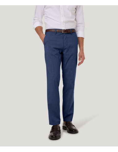 Pantalón Chino Pierre Cardin Calais Azul | Manzanos Moda