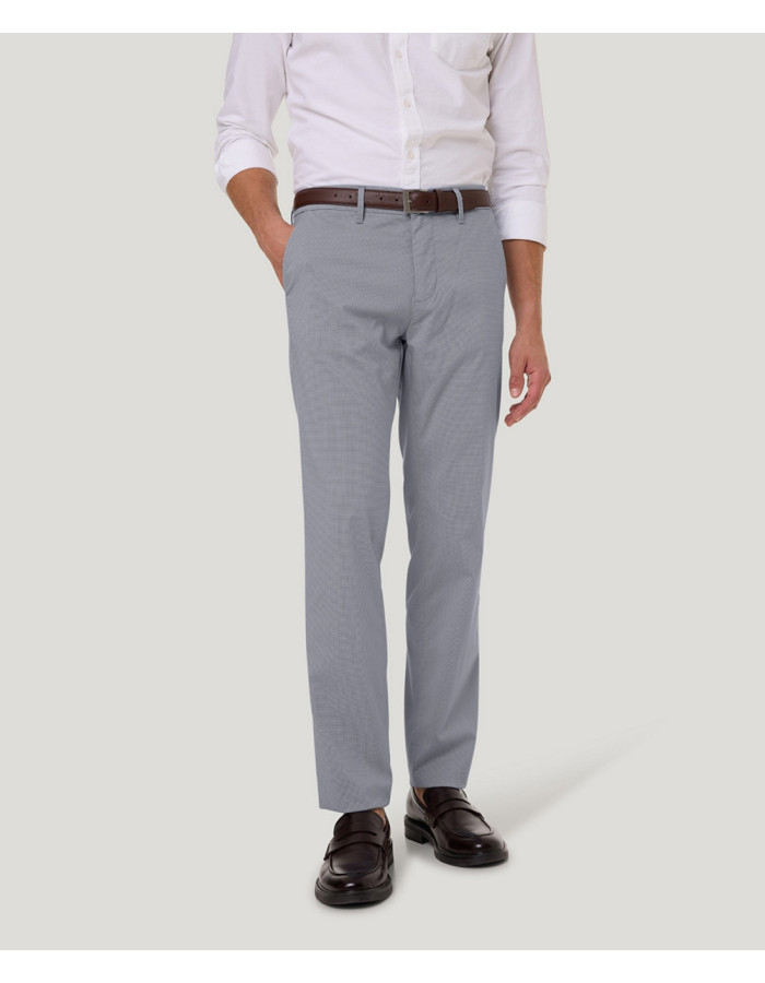 Pantalón Chino Pierre Cardin Calais Tapered Fit Gris Perla - Hombre