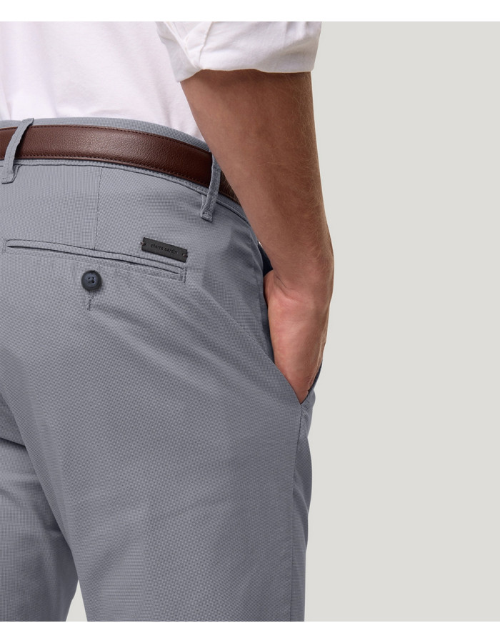 Pantalón Chino Pierre Cardin Calais Tapered Fit Gris Perla - Hombre