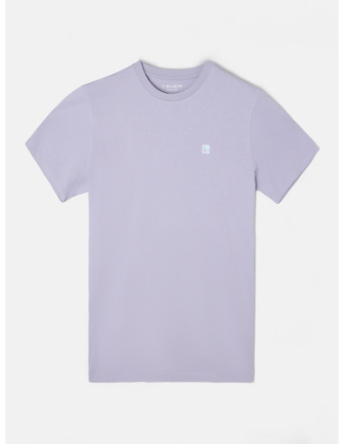 Camiseta Hombre Silbon Beach Vibes Púrpura | Manzanos Moda