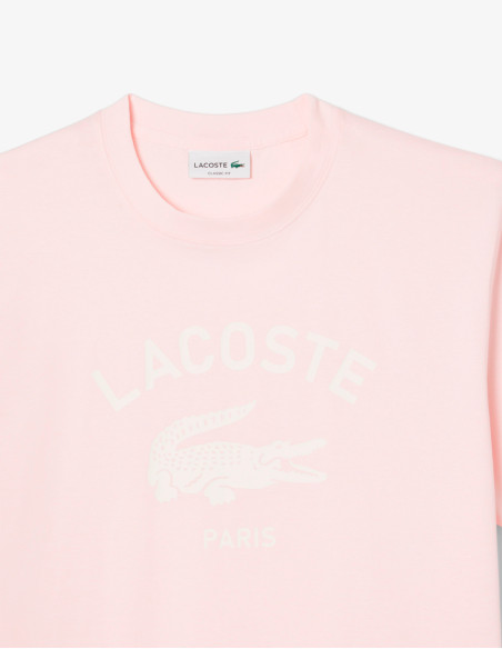 Camiseta Lacoste Hombre Estampado Exclusivo
