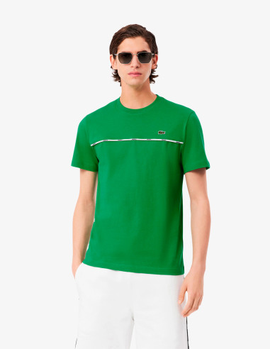 Camiseta Lacoste Hombre Verde Calathea | Manzanos Moda