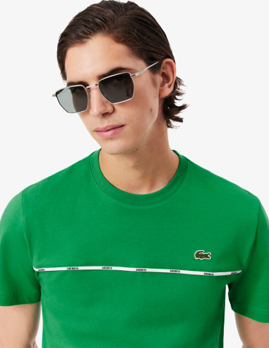 Camiseta Lacoste Hombre Verde Calathea | Manzanos Moda