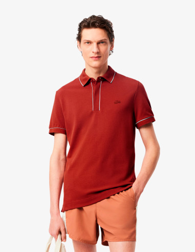 Polo Lacoste Paris PH8184 Hombre Marrón | Manzanos Moda