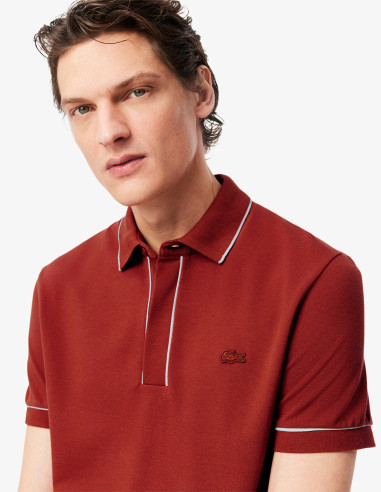Polo Lacoste Paris PH8184 Hombre Marrón | Manzanos Moda
