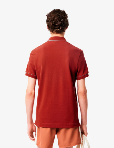 Polo Lacoste Paris PH8184 Hombre Marrón | Manzanos Moda