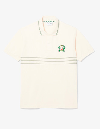 Polo Lacoste de hombre con escudo en el pecho bordado. Comprar Polo Lacoste de hombre