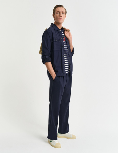 Camiseta Gant Hombre Rayas Evening Blue - Estilo y Comodidad