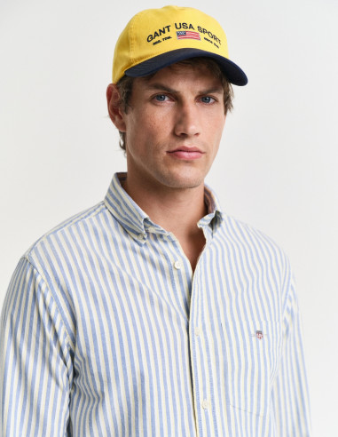 Camisa Gant Oxford Regular Fit Azul Rico - Estilo Clásico Camisa Gant Oxford Regular Fit Azul Rico - Estilo Clásico
